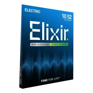 Corda Elixir Optiweb 010 Híbrida Light Heavy para Guitarra