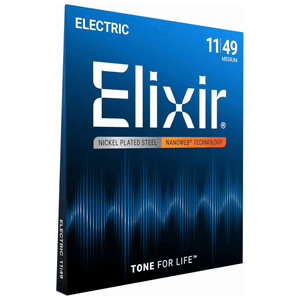 Encordoamento Elixir Nanoweb 011 Medium para Guitarra