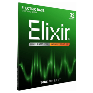 Corda Avulsa Elixir 6ª Dó Medium para Baixo